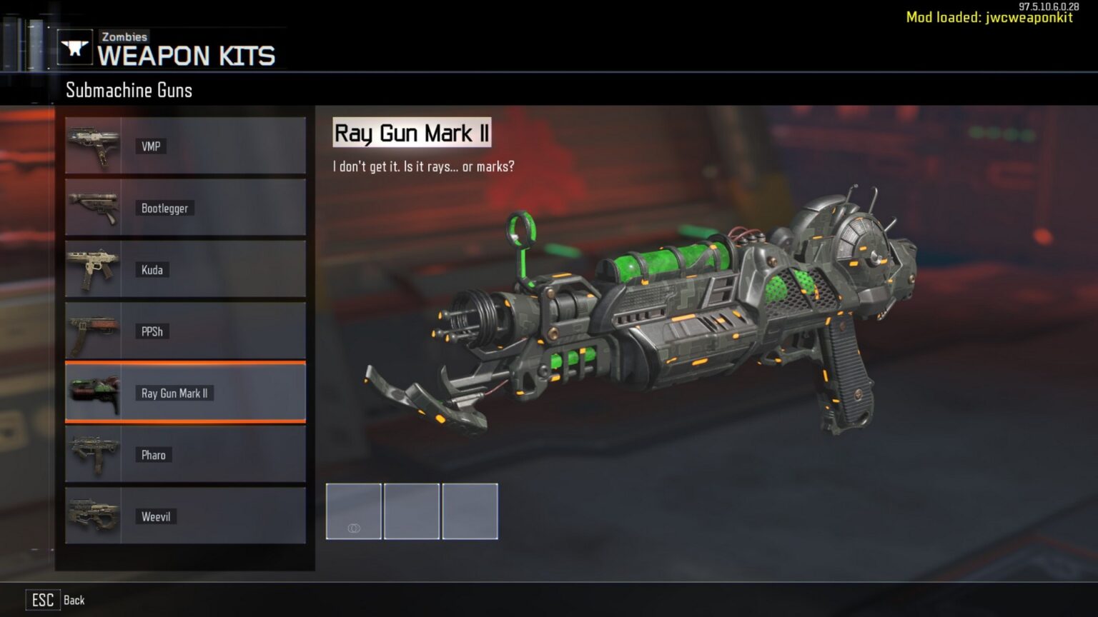 Weapon Kits + callofdutyrepo BO3 Zombie Mods July 16, 2018